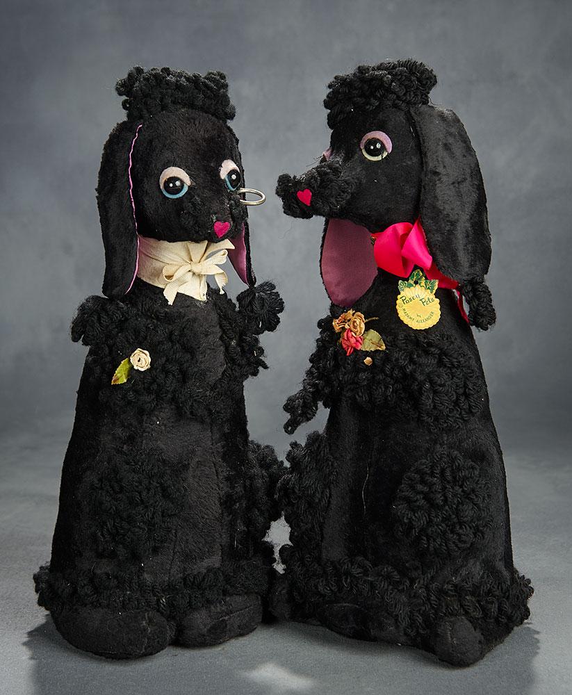 Pair, "Zaza" and "Pierre" Poodles from Posey Pets Series, 1953 500/700