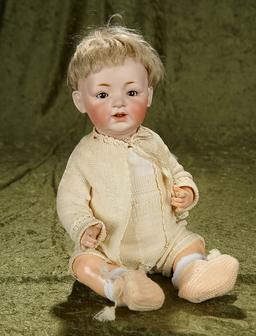 17" German bisque character, 211, by Kestner with original wig and costume. $400/500