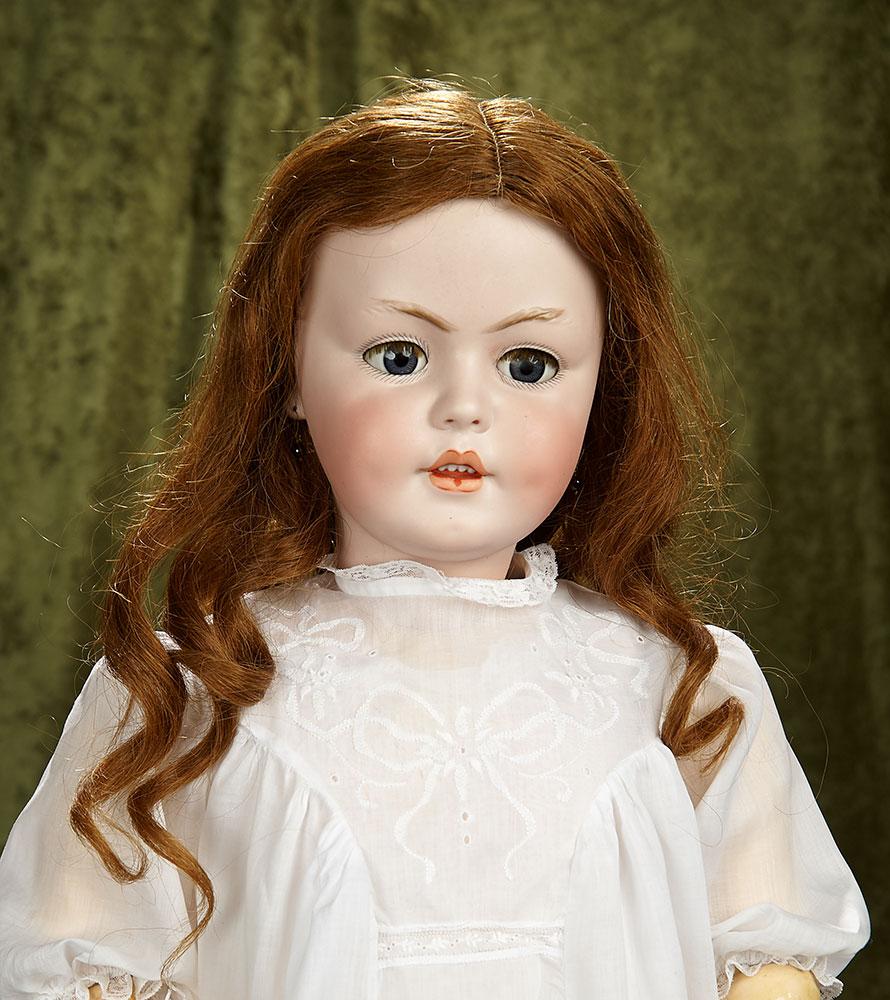 33" German bisque child, 1279, by Simon and Halbig, rare model in rare size. $1700/1900