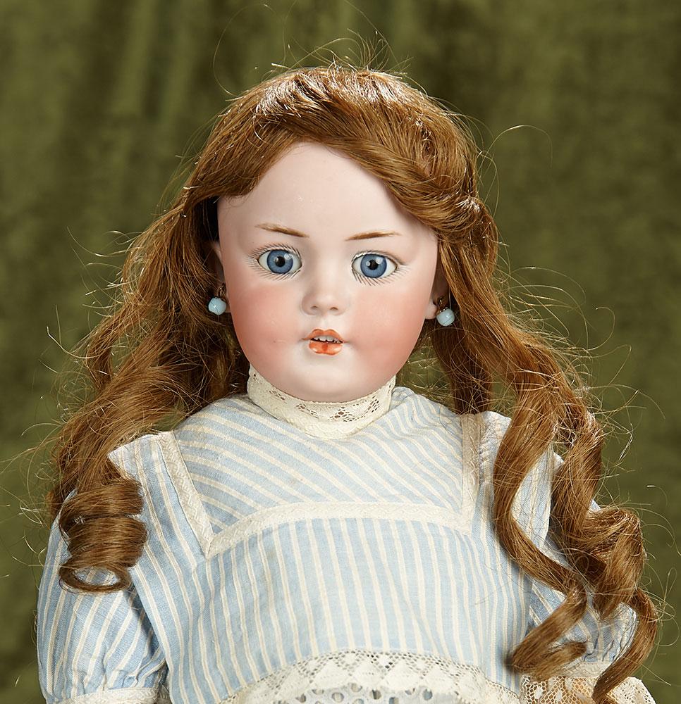 19" German bisque child, model 1279, by Simon and Halbig with wonderful dimples. $800/1200