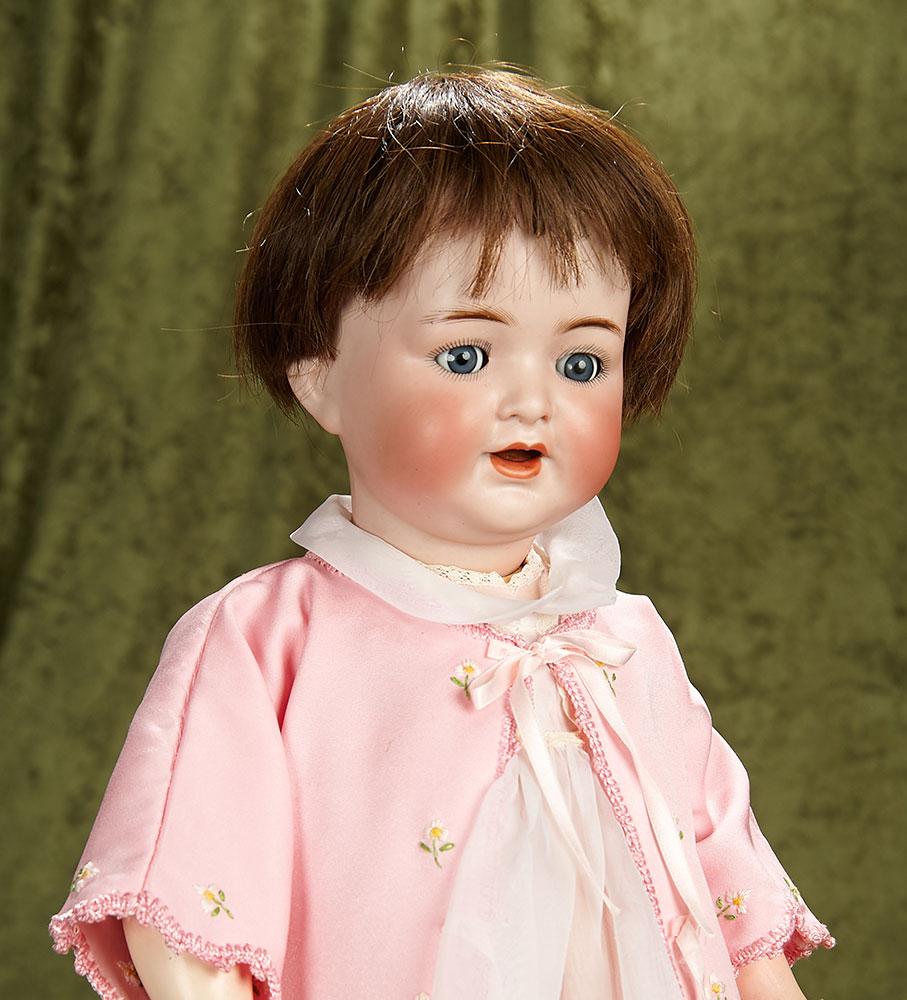 20" German bisque toddler, 126, by Kammer and Reinhardt with flirty eyes. $400/600