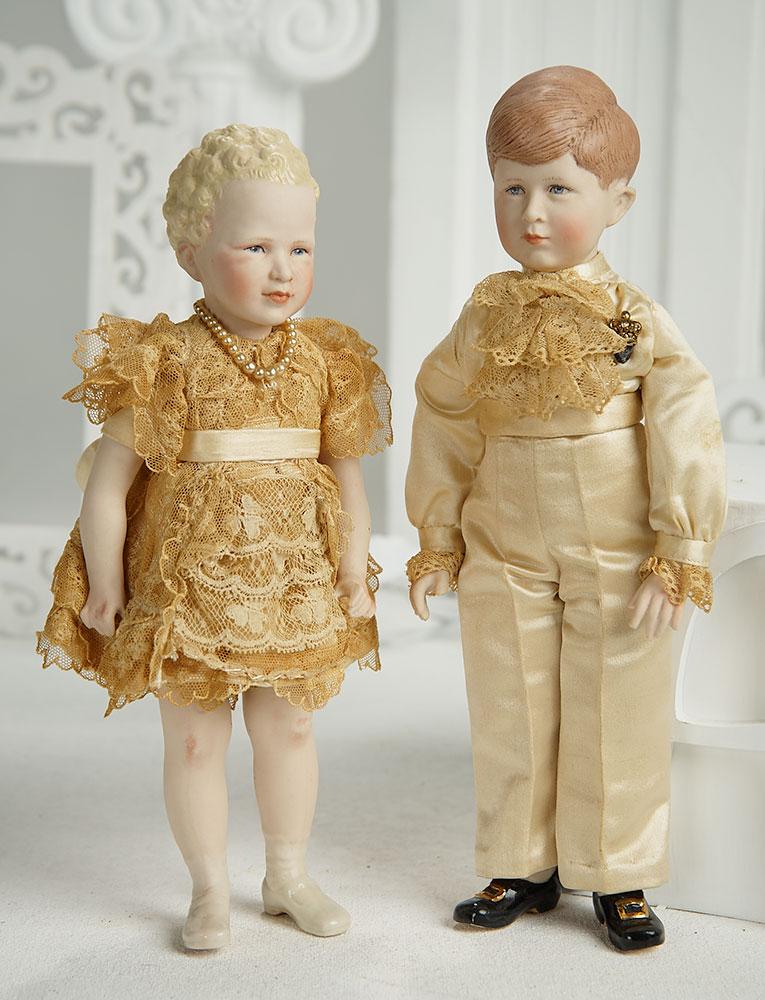 American Porcelain Portrait Doll of Princess Anne by Martha Thompson 400/500