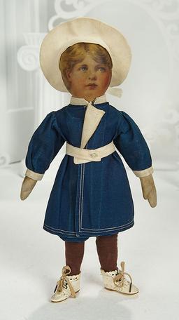 American Lithographed Cloth Doll "Little Jack Horner" from Babyland Rag Series 200/400