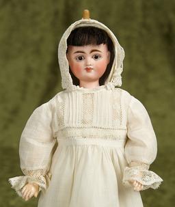 12" German Bisque Two-Faced Doll with Rare Black/White Complexions by Carl Bergner. $1200/1600