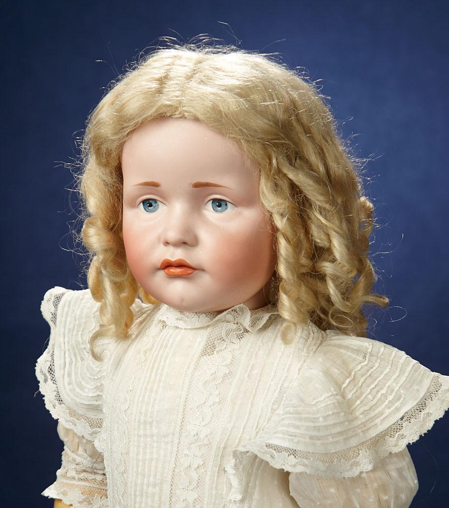 German Bisque Art Character "Gretchen", Model 114, in Rare Large Size  3500/4500