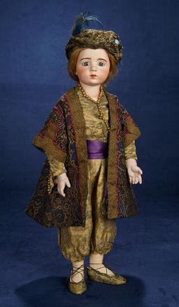 French Bisque Art Character by Albert Marque, Ballet Russe Costume, Provenance 140,000/190,000