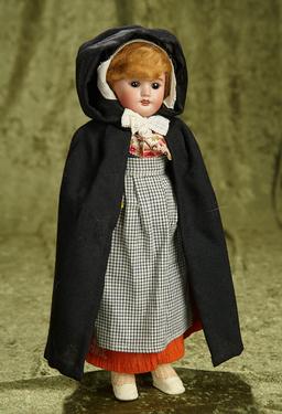 12" French bisque Bleuette-genre bebe in original country costume. $600/800