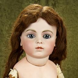 30" Superb French bisque bebe by Leon Casimir Bru, size 12, from golden era SEE NOTE. $16,000/19,000