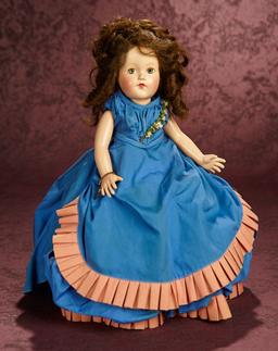 "1888 - Settling the West" Lady in Blue Cotton Gown with Detachable Bodice 200/300