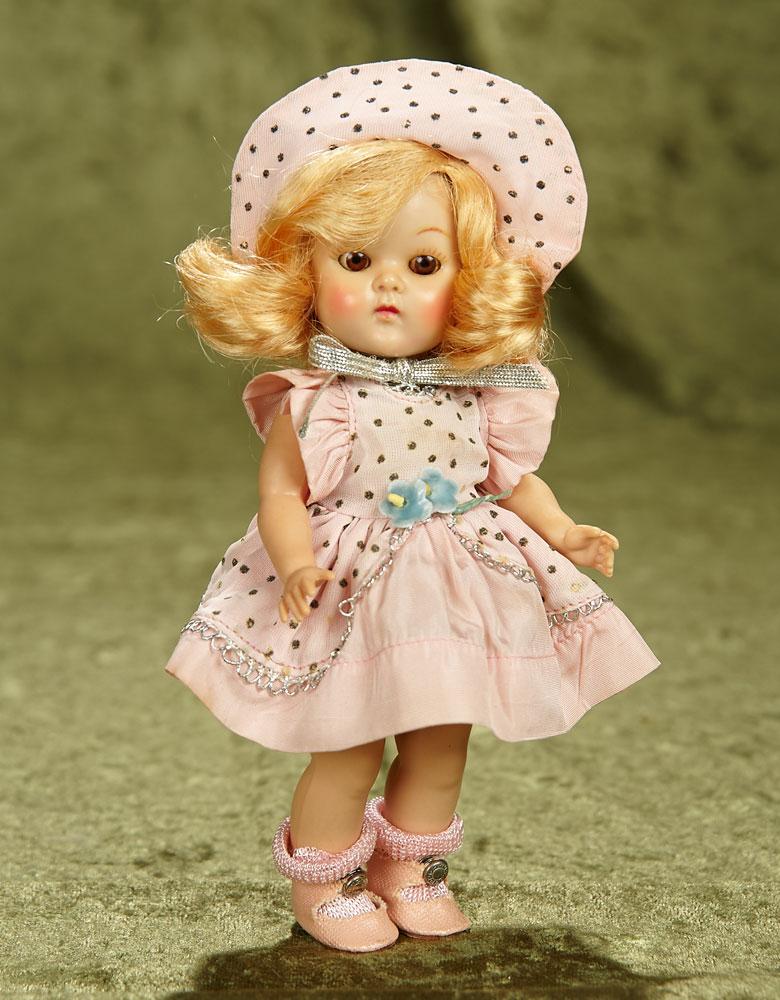 8" Blonde Painted Lash Ginny as "Dawn" from Kindergarten Series,1951. $300/400