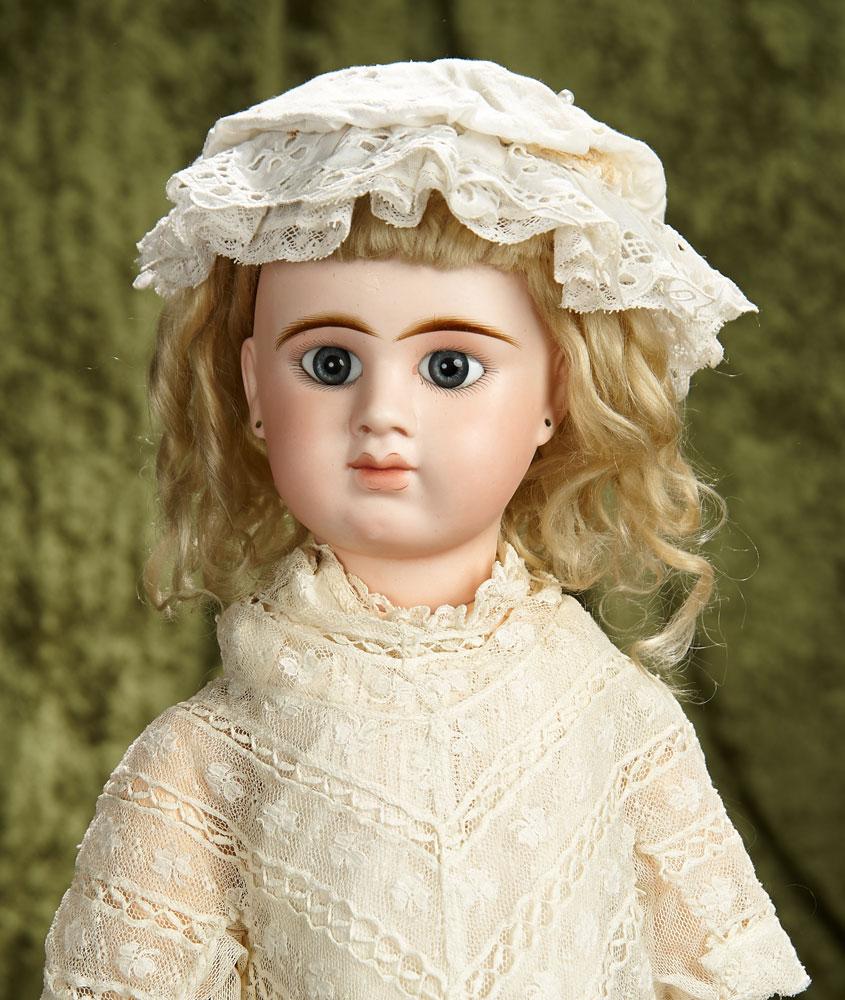 24" French bisque closed mouth bebe by Denamur, size 11, original body. $2600/2900