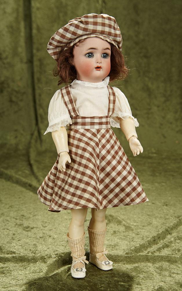 15" German bisque child doll with walking style body by Kammer and Reinhardt. $400/500