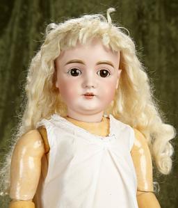 30" German bisque child doll, model 167, by Kestner with original body $500/600