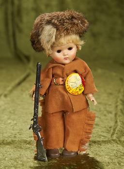 8" Painted lash Ginny as "Davy Crockett" $400/500