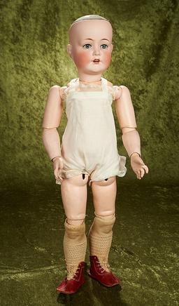 30" German bisque child by Cuno and Otto Dressel, rare to find