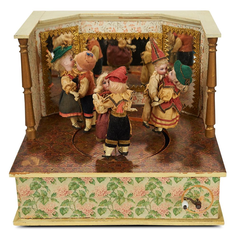 German Musical Handwind Toy "The Village Dance" 1100/1300