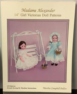 Madame Alexander 14" Girl Victorian Doll patterns by Martha Campbell Pullen
