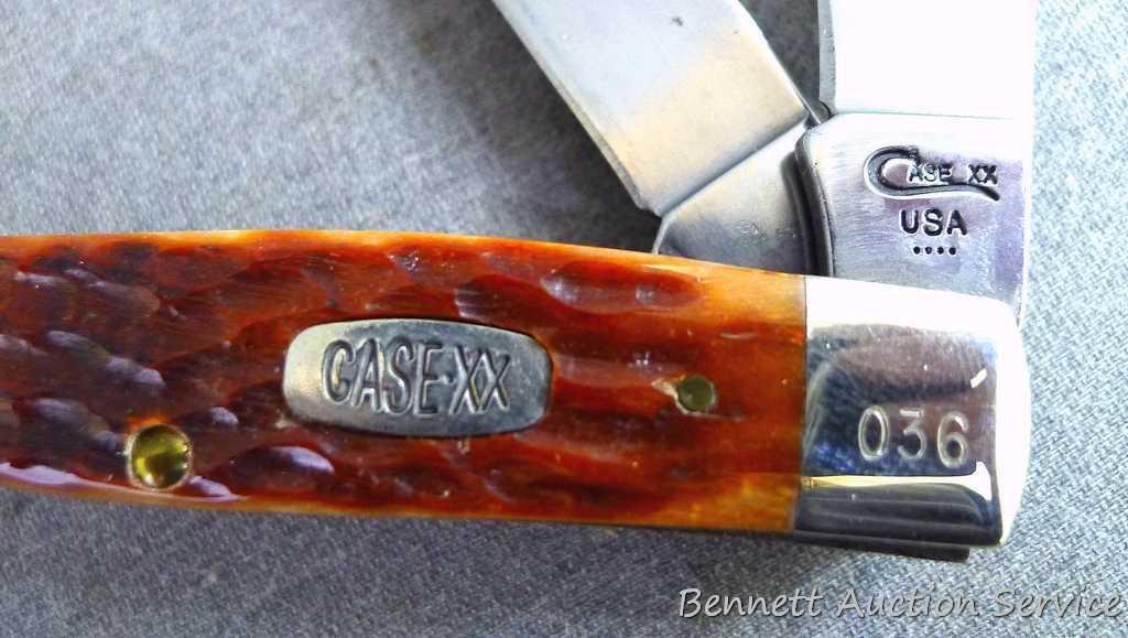 Case XX USA Large Stockman pocket knife is 4-1/4" closed. Tribute to Chequamegon Sportsman