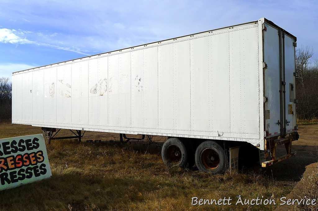 1993 Stoughton 48' semi trailer - great for storage. Title ready to transfer.