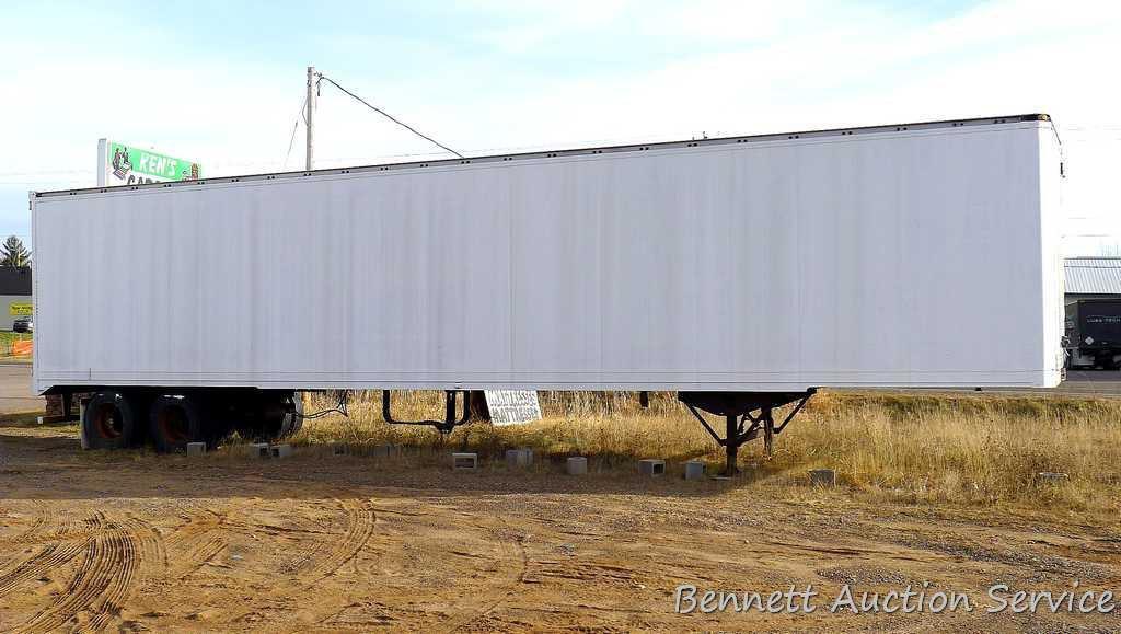 1993 Stoughton 48' semi trailer - great for storage. Title ready to transfer.