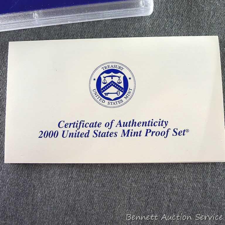 2000 U.S. Mint Proof Set, 10 pcs.