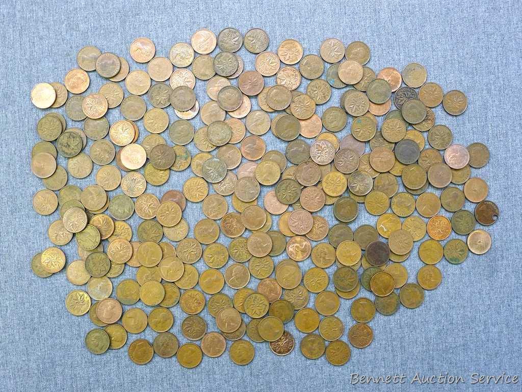 250 Canadian cents, mixed dates