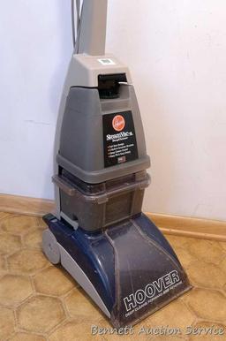 Hoover Model F5809 SteamVac DeepCleaner. Turns on, but we did not test it further. Looks to be in