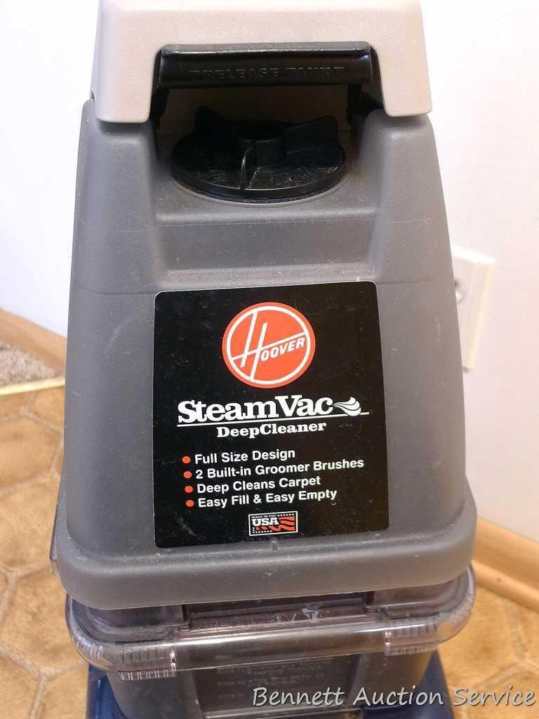 Hoover Model F5809 SteamVac DeepCleaner. Turns on, but we did not test it further. Looks to be in