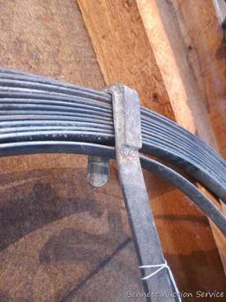 Heavy duty plumber's drain snake is 100' x 33" dia. and appears in good condition.