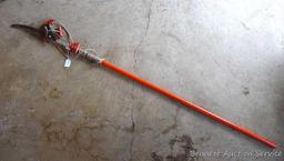 Hand extendable pole saw is 92" long and appears in nice shape.