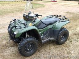 Watch the video: 2014 Honda Rancher AT ATV four-wheeler, fuel injected, winch, only 594 miles.