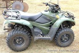 Watch the video: 2014 Honda Rancher AT ATV four-wheeler, fuel injected, winch, only 594 miles.