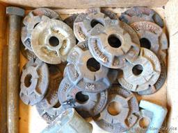 Cast iron lineman washers and more.