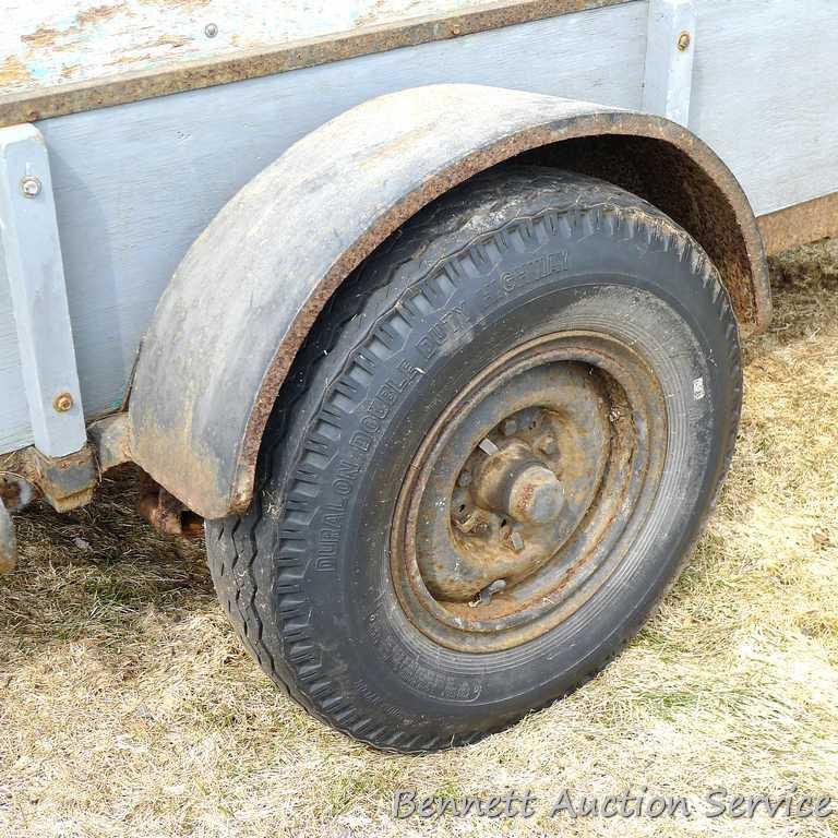 Well built utility trailer, great for hauling 4-wheelers, mowers, etc.