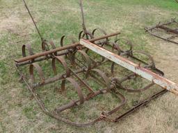 Three point spring tooth harrow, 5' wide