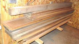 Impressive stack of black walnut. Largest board is 11-1/2" x 8/4 x 98". Great for gun stocks.