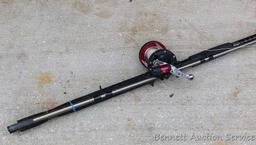 Rhino 9' deep water fishing rod Model RRC902MH with glow tip and Rhino RBCXL reel.