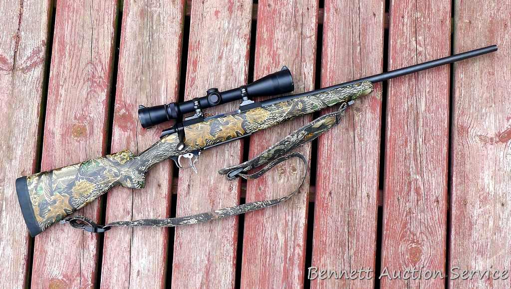 Browning A-Bolt .30-06 rifle with Leupold Vari-X III 3.5x10 scope and Seclusion 3D stock finish.