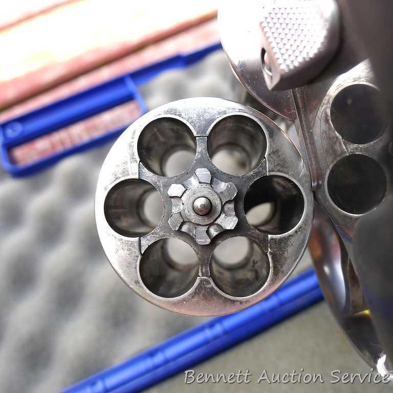 Smith & Wesson Model 629 Classic .44 Magnum revolver with 6-1/2" barrel, fully adjustable rear sight