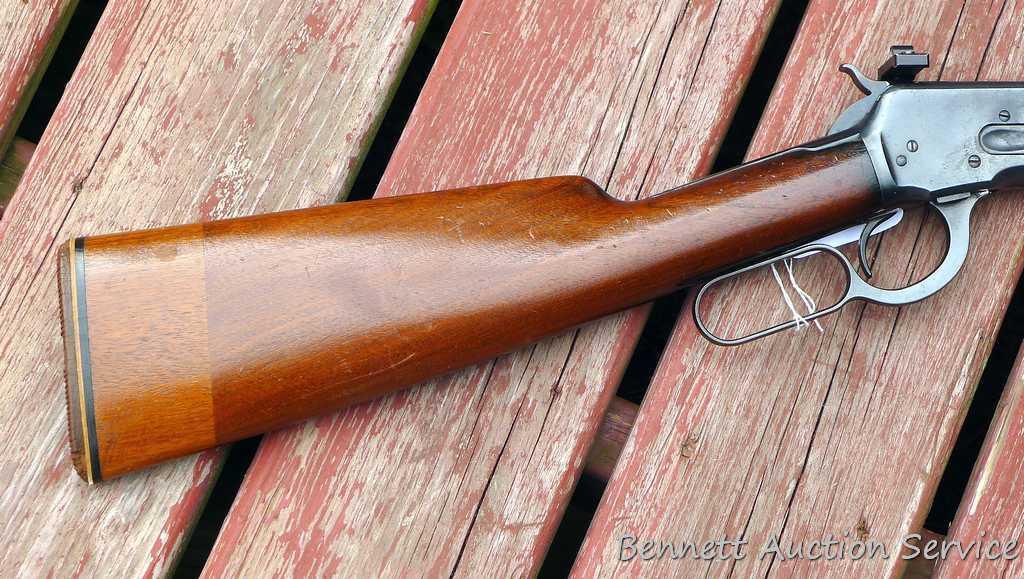 First year of manufacture antique Winchester Model 1892 lever action carbine.
