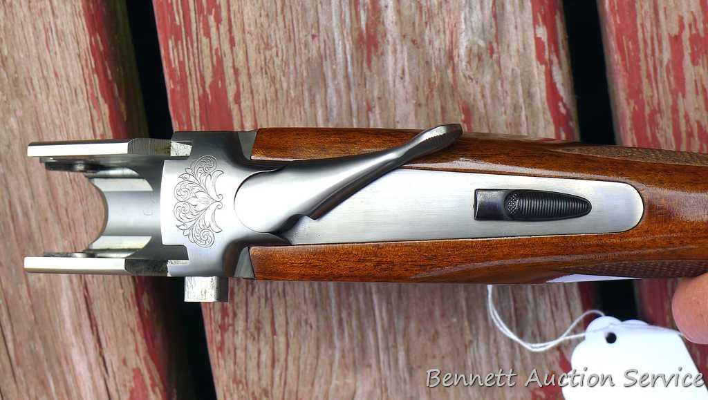 Investment grade Weatherby Orion 12 gauge over/under shotgun with beautiful engraving, single