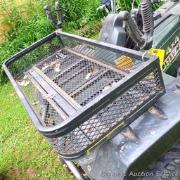 Yamaha Grizzly 4 x 4 ATV, 600cc with on demand 4 wheel drive, winch and 5 ft. snowplow. Machine