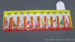 10 NIP fishing lures donated by BS Sports.