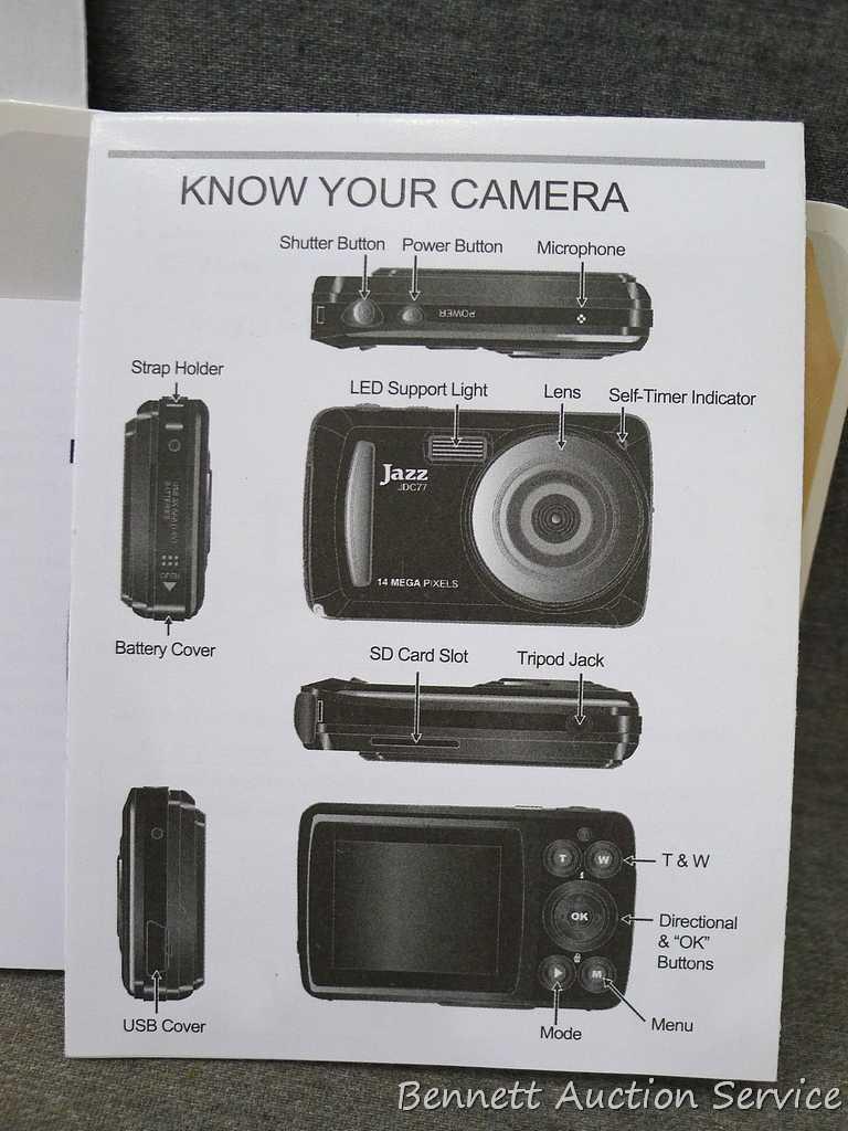 NIB Jazz digital camera, model JDC77, 14 mega pixel; and Jazz video recorder with camera, model