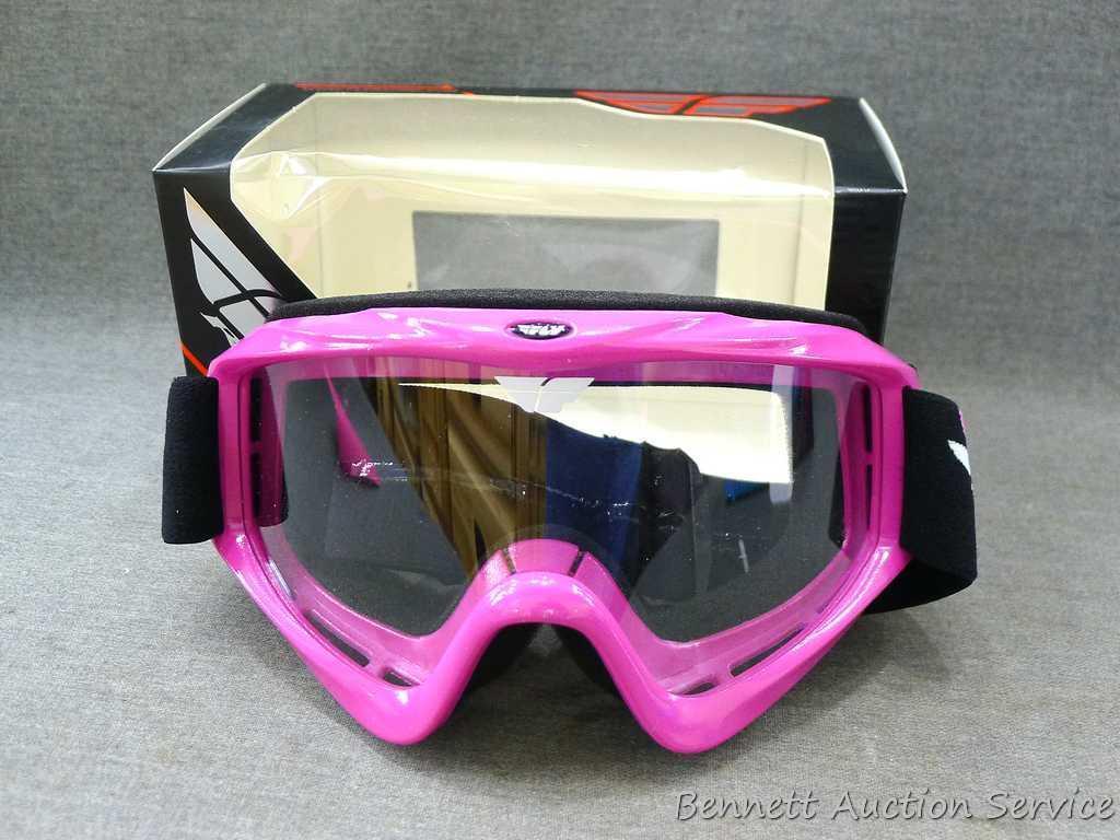 2 Fly Racing goggles sizes Youth and Adult donated by Gleason Sports.