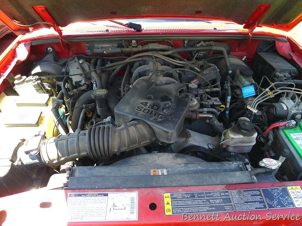 2002 Ford Ranger XLT truck with 103,XXX miles. ABS light is on. Seller says the brakes make some