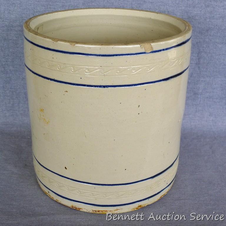 Two piece stoneware Success Filter, Manufactured by Union Stoneware Co., Red Wing, Minn. Top piece