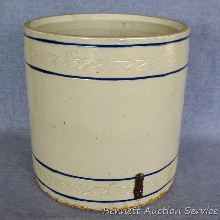 Two piece stoneware Success Filter, Manufactured by Union Stoneware Co., Red Wing, Minn. Top piece