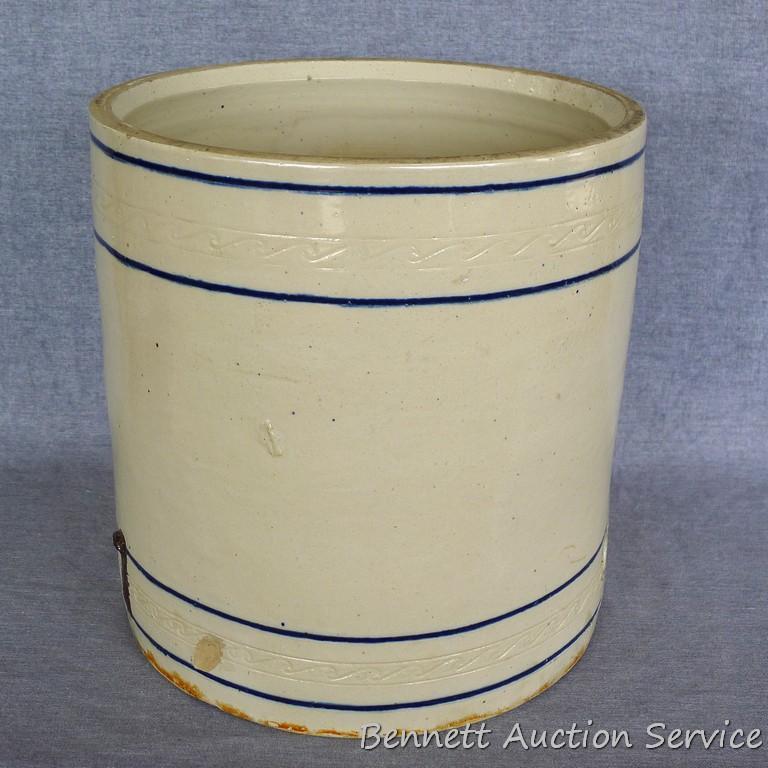 Two piece stoneware Success Filter, Manufactured by Union Stoneware Co., Red Wing, Minn. Top piece