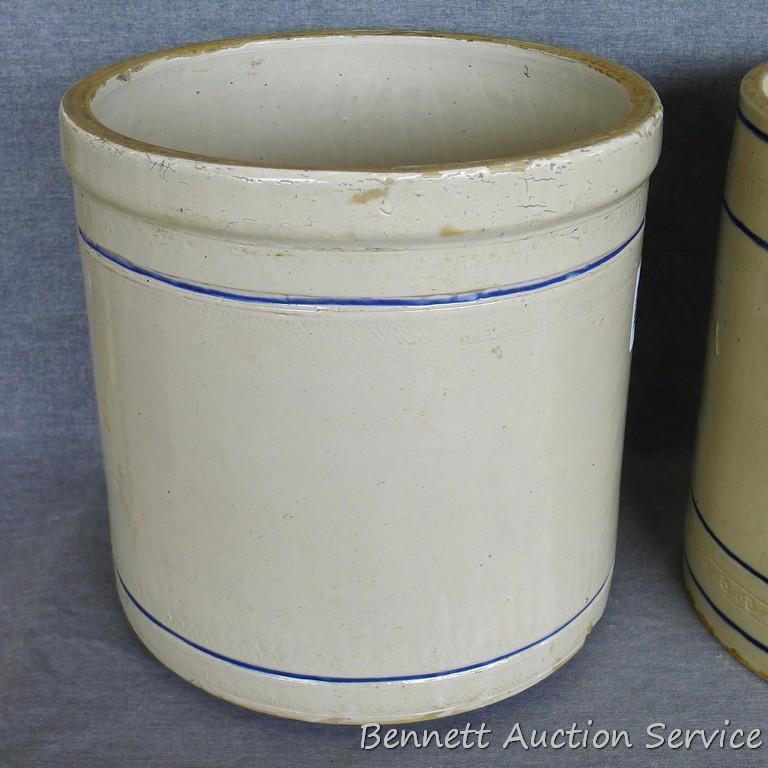 Two piece stoneware Success Filter, Manufactured by Union Stoneware Co., Red Wing, Minn. Top piece